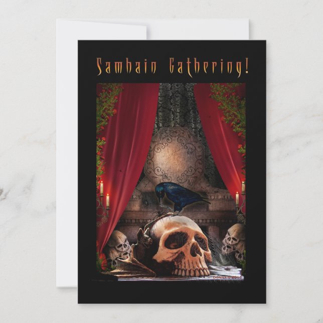 Inbjudan till insamling av samhain - Ravens Den (Framsida)
