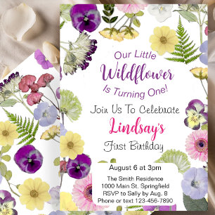 Inbjudan till invigning av Little Wildblome Thmet
