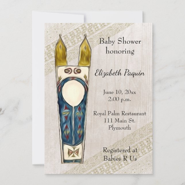 Inbjudan till invigningsprogram för amerikanska sp (Framsida)