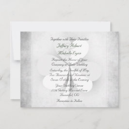 Inbjudan till irländska bröllopsinbjudan Löv Klöve