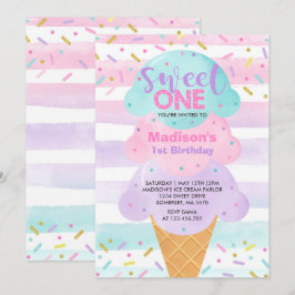 Inbjudan till iskräppost en första födelsedag