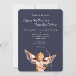 Inbjudan till italienska Cupid Art Wedding