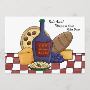 Inbjudan till italienska Middagen