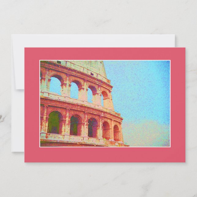 Inbjudan till italienska middagsarrangemang - Coli (Framsida)