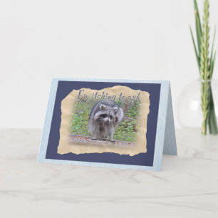 Inbjudan till Itchin'scatchin' Raccoon Ring Bearer