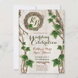 Inbjudan till Ivy och Willow Wedding - andning 2
