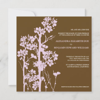 Inbjudan till japanska Blommigtar Choklad/Lilac We