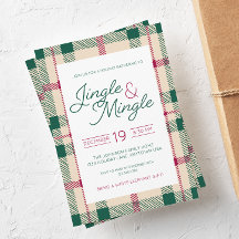 Inbjudan till Jingle- och Mingle-Julfest