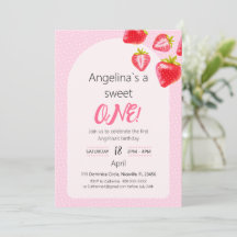 Inbjudan till jordgubbe