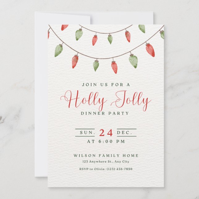 Inbjudan till jul (Framsida)