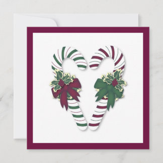 Inbjudan till jul i Candy cane