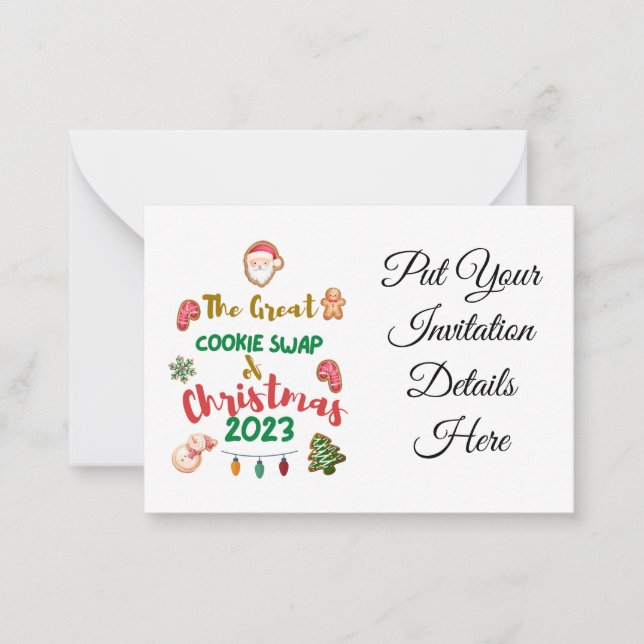 Inbjudan till jul - nybörjarbyte 2023 (Framsida)