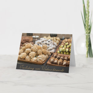 Inbjudan till jul på tyska God jul