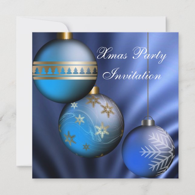 Inbjudan till Julafton jul Party (Framsida)