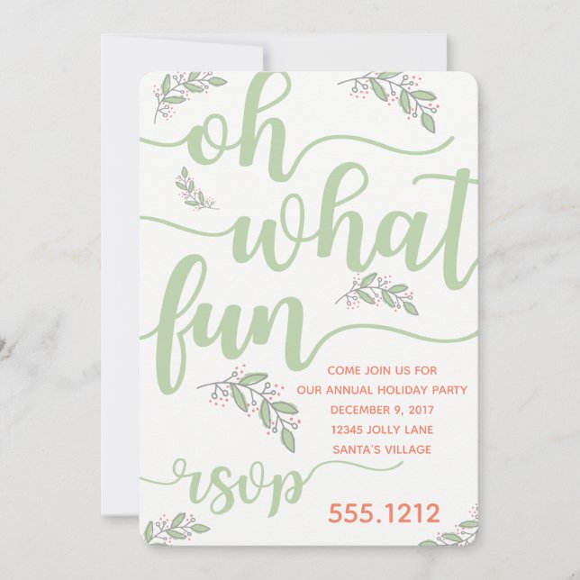 INBJUDAN TILL julfest (Framsida)