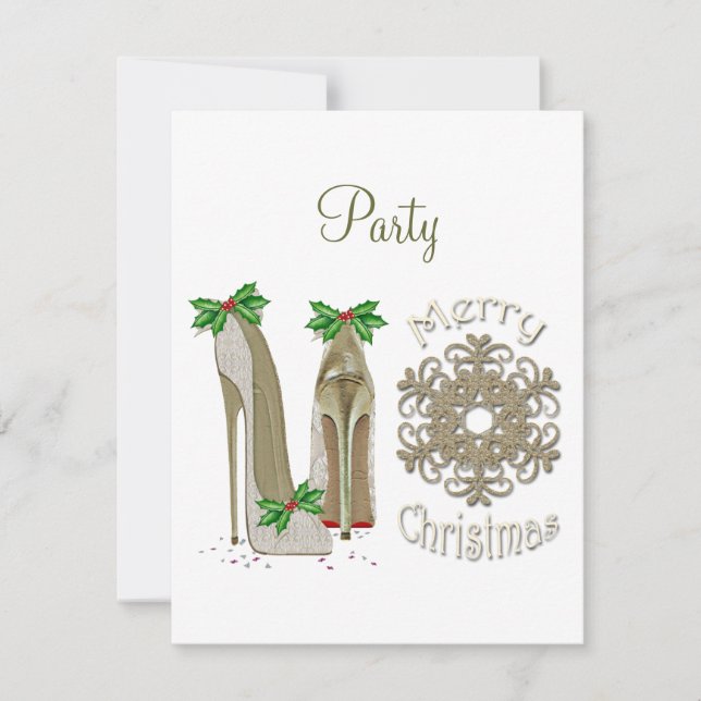 Inbjudan till julfest (Framsida)