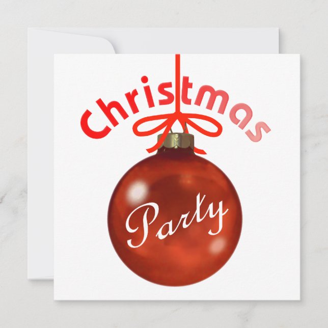 Inbjudan till julfest (Framsida)