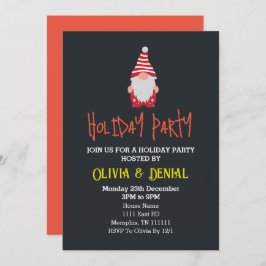 Inbjudan till Julfest av jultomten