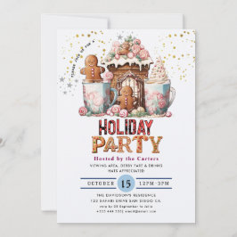 Inbjudan till Julfest av kakor och kakao