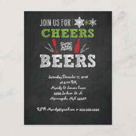 Inbjudan till Julfest av öl av Cheers och Craft.