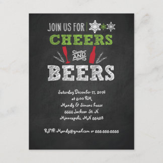 Inbjudan till Julfest av öl av Cheers och Craft.