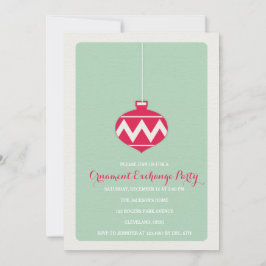 Inbjudan till Julfest för utväxling av ornament