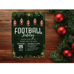 Inbjudan till Julfest i fotboll på middagen