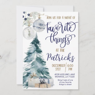 Inbjudan till Julfesten Favorite Sak