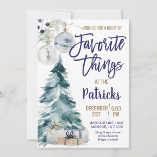 Inbjudan till Julfesten Favorite Sak