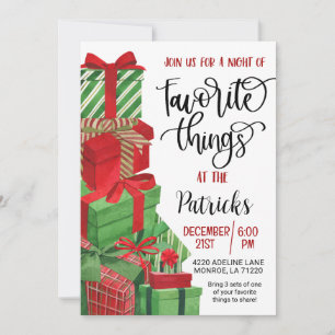 Inbjudan till Julfesten Favorite Sak