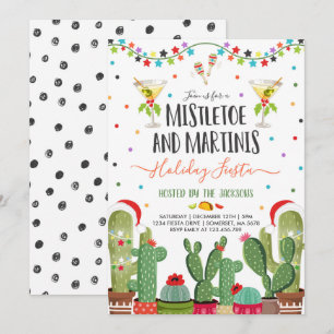 Inbjudan till Julfesten Mistletoe och Martinis