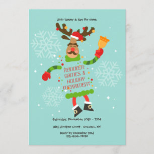 Inbjudan till Julfesten Reindeer Games
