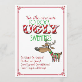 Inbjudan till Julfesten Sten Ugly Sweaters