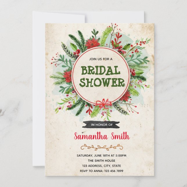 Inbjudan till julfrö (Framsida)