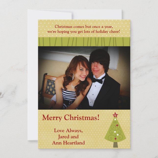 Inbjudan till Julgran, dekorerad fem gånger (Framsida)
