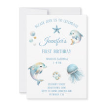 Inbjudan till kalkhavsdjursfödelsedag