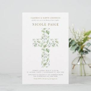Inbjudan till kallelse till Watercolor Greenery Ko