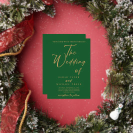 Inbjudan till kallgrafi av Eleganten guld | ROYALE