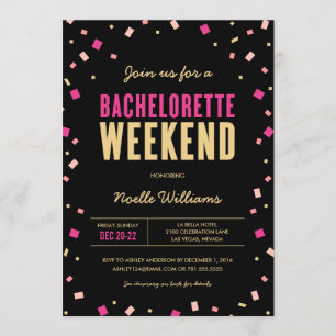 Inbjudan till kandidaten Bachelorette Helg