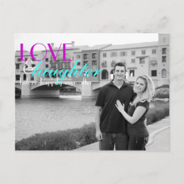 Inbjudan till kärlek och slakt vykort