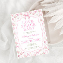 Inbjudan till Kärlek Shack Baby Shower