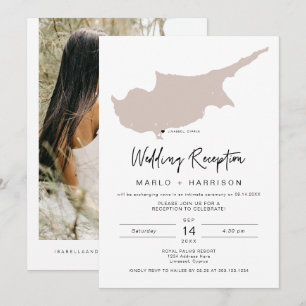 INBJUDAN TILL Karta-bröllopsinbjudan till -parlame