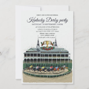 Inbjudan till Kentucky Derby-fest Churchill Downs