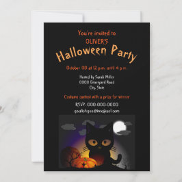 Inbjudan till Kids Costume Halloween fest