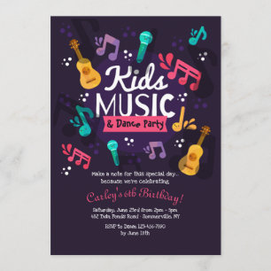 Inbjudan till Kids Music och Dance Party