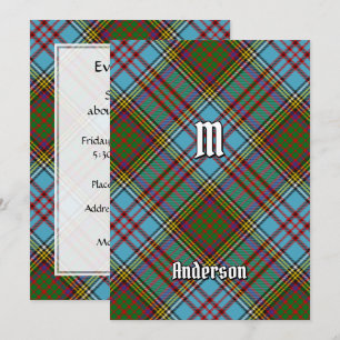 Inbjudan till klan Andersson Tartan