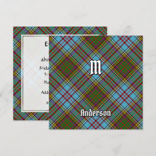 Inbjudan till klan Andersson Tartan