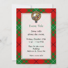 Inbjudan till klan MacAulay-Vapensköld