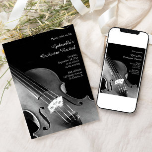 Inbjudan till klassiskt Violin Orchestra-skäl