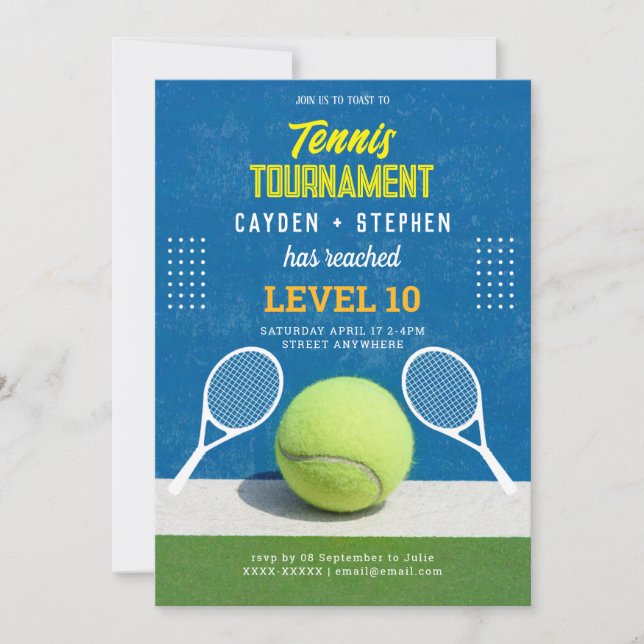 Inbjudan till Klubb-Förlovning för ennis Land (Framsida)